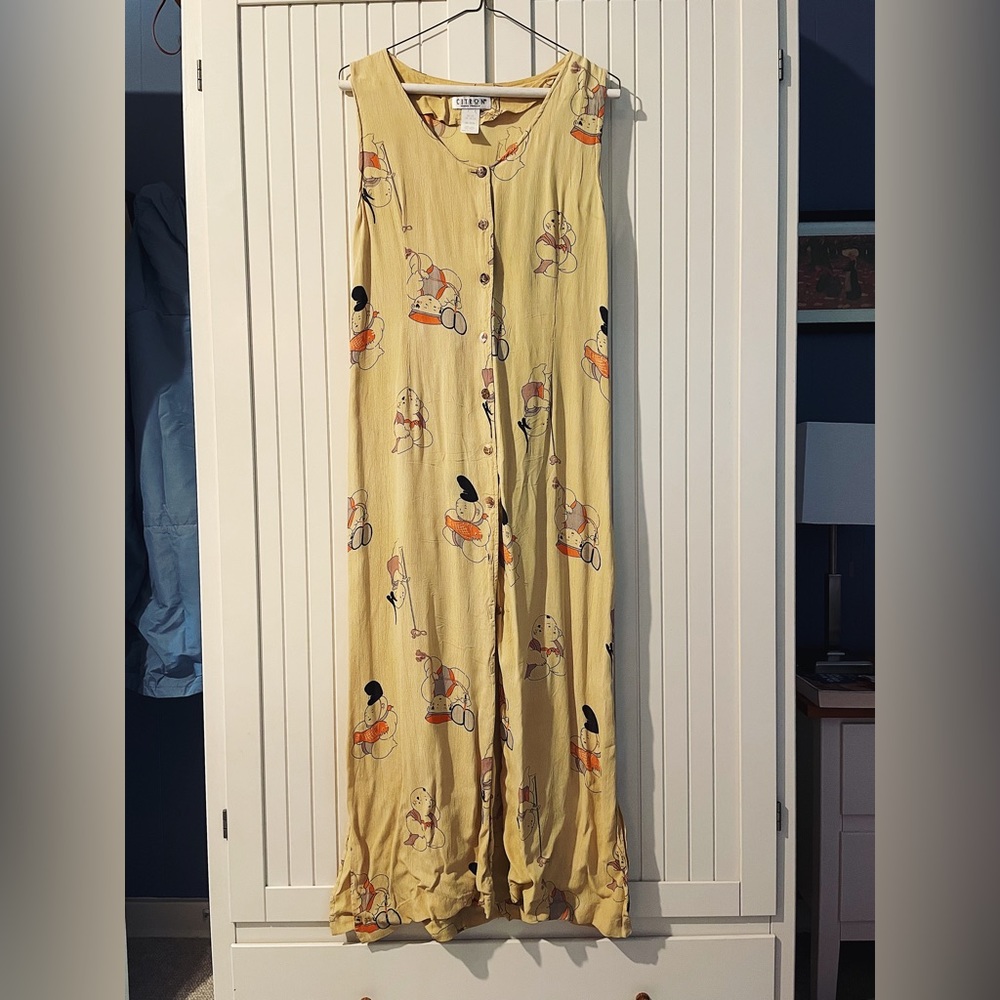 Beautiful Maxi Citron Dress